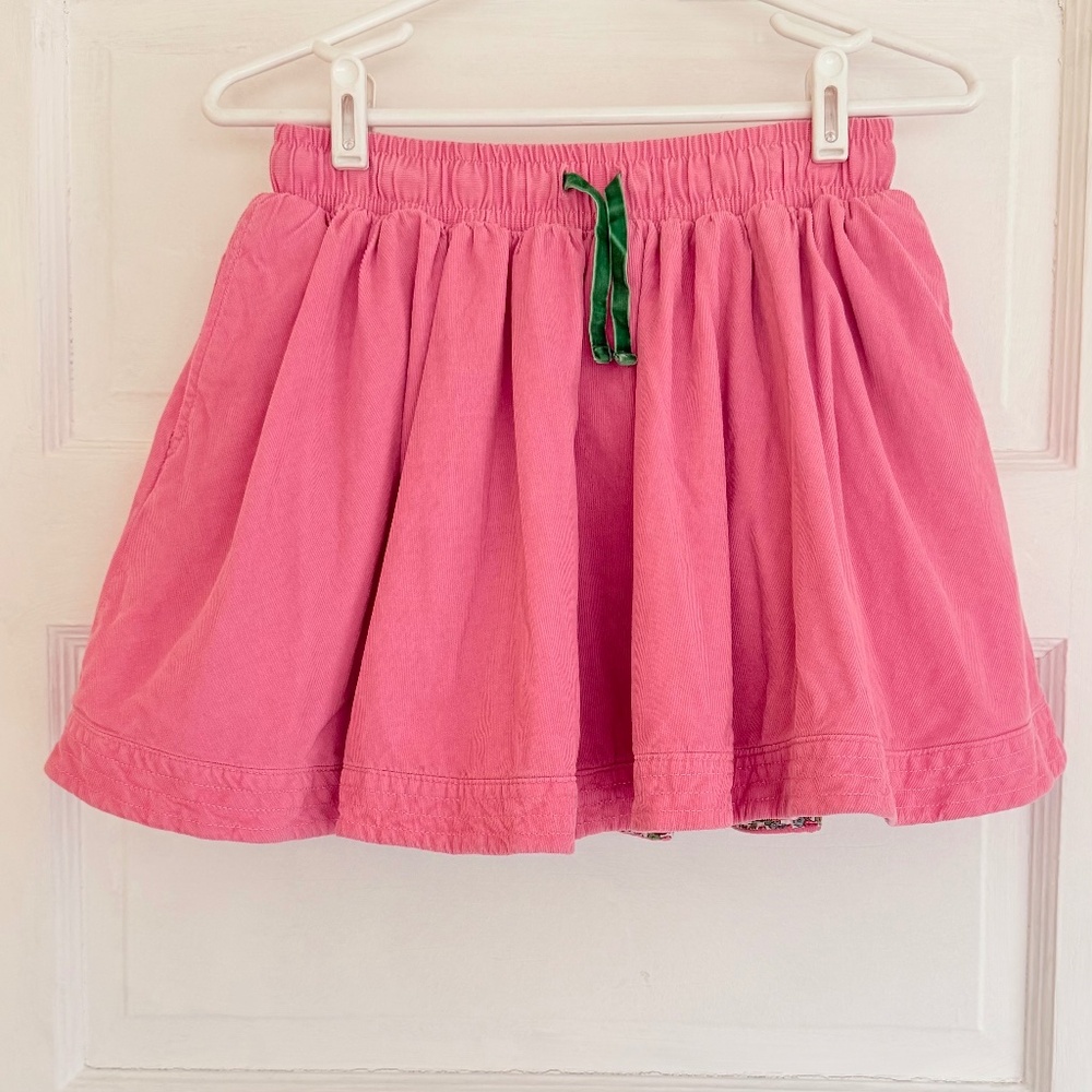 Mini Boden Twirly Skirt in Pink Corduroy (11-12Y)